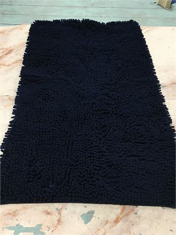 Navy Blue Bath Mat