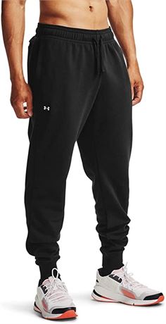 Under Armour Men's Rival Fleece SP Joggers - Black - Small