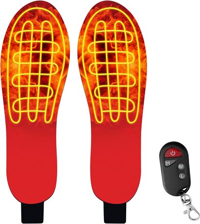 iHEAT Rechargeable Heated Insoles for Women Men