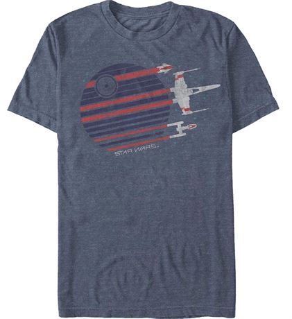 Retro Rebel Flight Star Wars T-Shirt - Grey - Medium