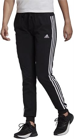 adidas Women's Essentials Single Jersey 3-Stripes Pants M