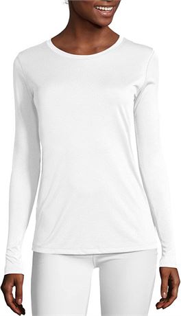 Hanes Women's Sport Cool Dri Long Sleeve Crewneck T-Shirt, 2XL