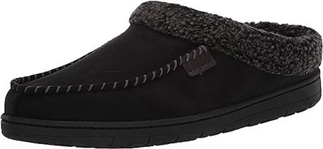 Dearfoams Men's Brendan Microfiber Slipper, Med