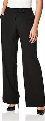 Calvin Klein Straight-Leg Classic Business Casual Pants for Women, 0