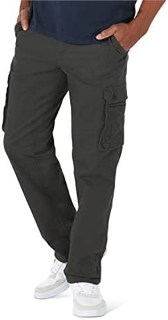 Lee Men's Wyoming Relaxed Fit Cargo Pant, Shadow, 38W x 32L