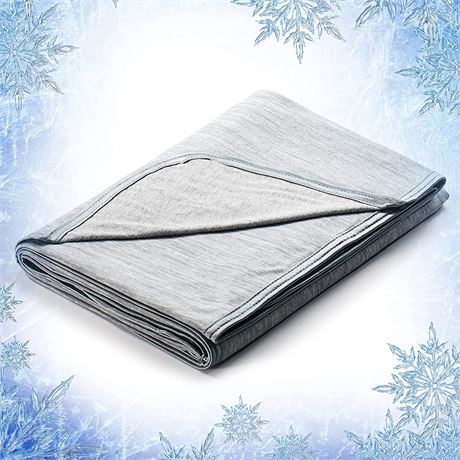 Elegear Cooling Throw Blanket - Grey