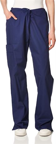 Dickies Women's Signature Mid Rise Drawstring Scrubs Cargo Pant, 3XL