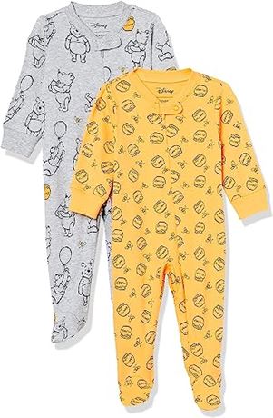 Amazon Essentials Disney Baby Boys' Cotton Footed 18M