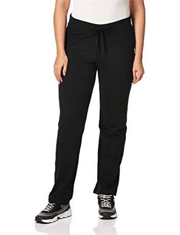 Hanes Women's French Terry Pant, Black, X-Large