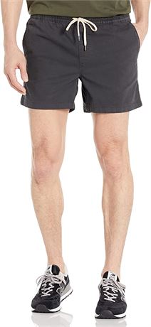 Amazon Essentials Men's Slim-Fit 5" Pull-on Comfort Stretch Canvas Short