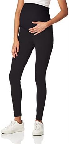 Motherhood Maternity Over-the-Belly Stretch Pregnancy Leggings, XL, Black