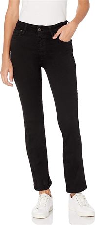 Levi's Women's 725 High Rise Bootcut Jeans, Size 0 Medium, Standard, Black