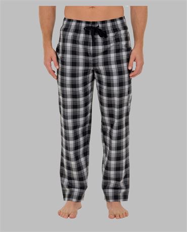 Fruit of the Loom Men's Woven Plaid Pant, Small