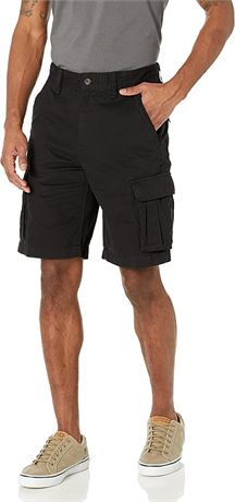 Amazon Essentials Men's Classic-Fit Cargo Short - Black - 38