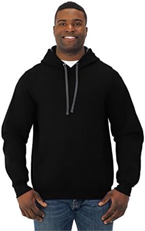 Fruit of the Loom Men's Sofspun Fleece Pullover Hoodie L