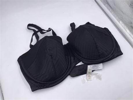 Victoria's Secret Push-Up Bra, 34D, Black with Stitch Design