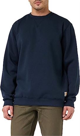 Carhartt Men's Loose Fit Midweight Crewneck Sweatshirt, Large