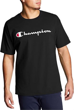 Champion, Cotton Midweight Crewneck Tee, Small