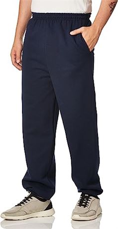 Gildan Adult Fleece Elastic Bottom Sweatpants with Pockets, X-Lg