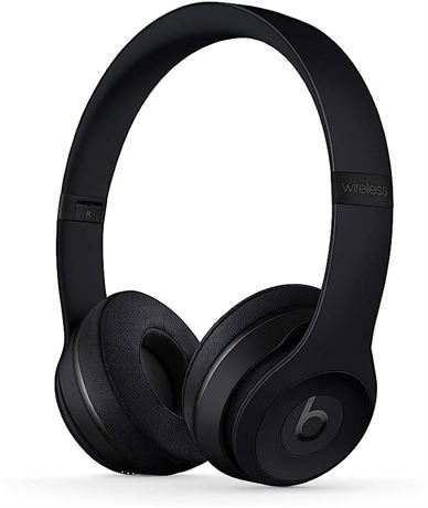 Beats Solo3 Wireless On-Ear Headphones, 40 Hours Listening Time, Black