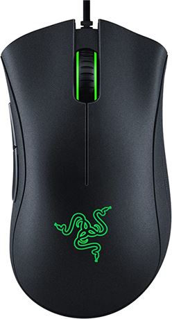 Razer DeathAdder Essential Gaming Mouse, 6400 DPI Optical Sensor, Classic Black