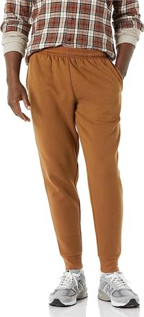 Amazon Essentials Men's Fleece Jogger Pant - Toffee Brown - Medium