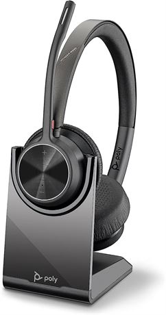 Poly - Voyager 4320 UC Wireless Headset + Charge Stand