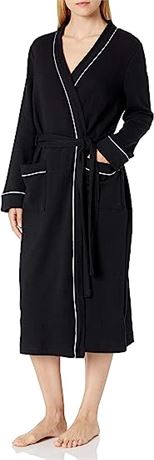 Amazon Essentials Women's Lightweight Waffle Full-Length Robe, Lg