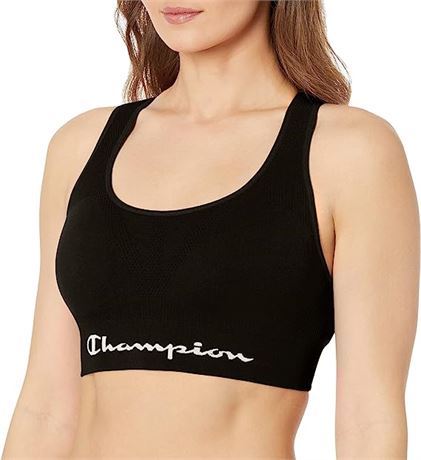 Champion Women's The Eco Infinity Sports Bra, Med