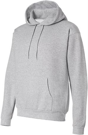 Hanes Ecosmart Men's Pullover Hoodie Sweatshirt, Medium, Gray