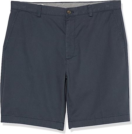 Amazon Essentials Men's Classic-Fit 9" Short, Size 32, Navy