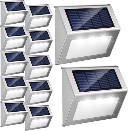 Solar Outdoor Lights, 12 Pack