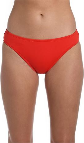 La Blanca Women's Hipster Swimsuit Bottom, Size 4, Cherry Red