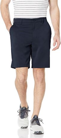 Amazon Essentials Men's Classic-Fit Stretch Golf Short, Size 36, Navy