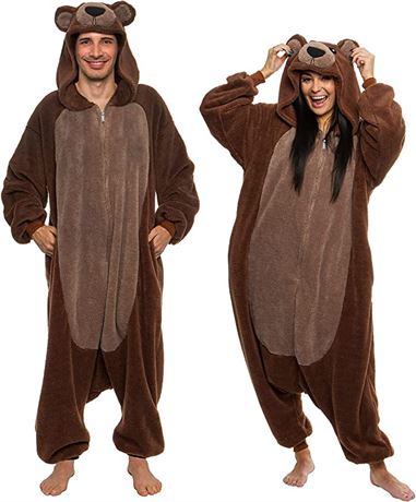 Funziez! Sherpa Bear Adult Onesie - Medium