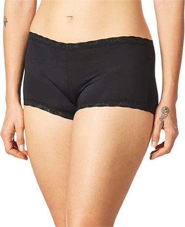 Maidenform Women's One Fab Fit Boyshorts - Black - 8