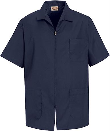 Red Kap Men's Zip Front Smock, 3X-Lg