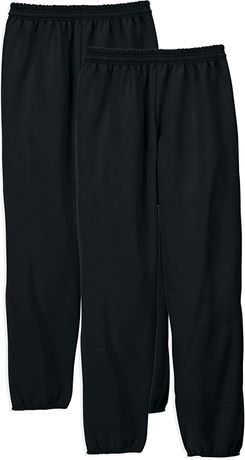 Hanes 2Pk Sweat Pants, XXX-Lg