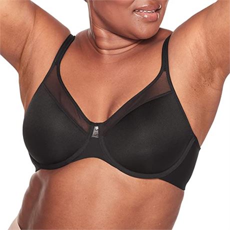 Bali Womens One Smooth U Ultra Light, Underwire Bra, Convertible Straps, 42B