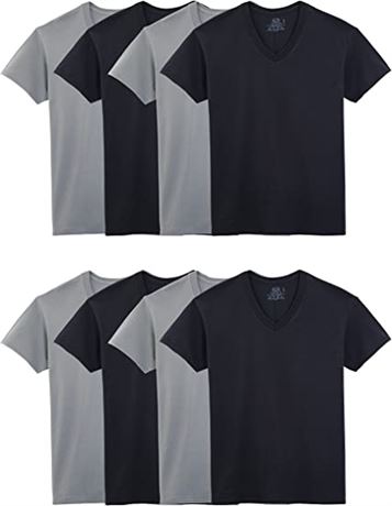 Fruit of the Loom Men's Lightweight Active Cotton Blend Undershirts, Sm