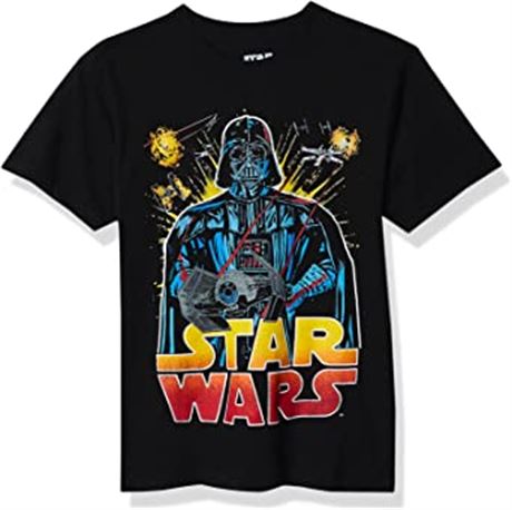 STAR WARS Boy's Darth Vader Battle T-Shirt XL