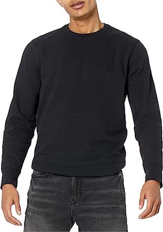 Amazon Essentials Long-Sleeve French Terry Crewneck Sweatshirt, Medium