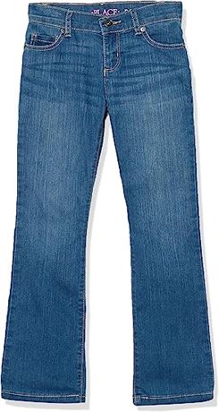 The Children's Place Girls' Basic Bootcut Jeans, Size 8