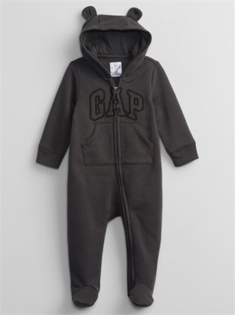 Baby Gap Logo Hoodie One-Piece, 6-12 Months