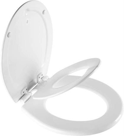 MAYFAIR NextStep2 Toilet Seat with Built-In Potty Training Seat