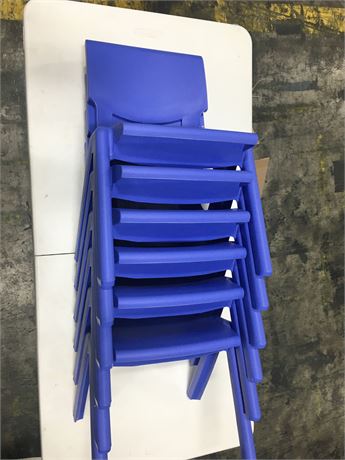 Purple Plastic Chairs Set Of 4