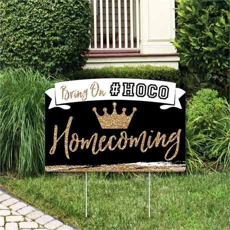 Big Dot of Happiness HOCO Dance Homecoming Yard Sign Lawn Decoration