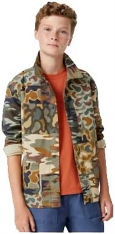 Free Assembly Desert Camel Camo Boys Patchwork Camo Chore Jacket XXL