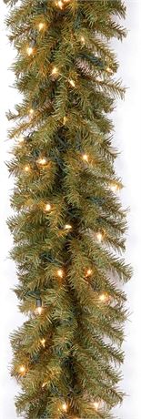 National Tree Company Pre-Lit Artificial Christmas Garland, 9"