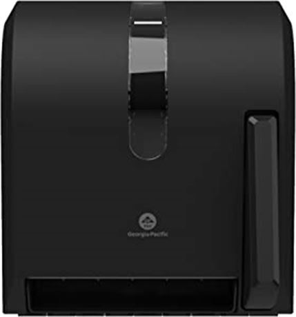 Georgia-Pacific Push Paddle Roll Paper Towel Dispenser, Black